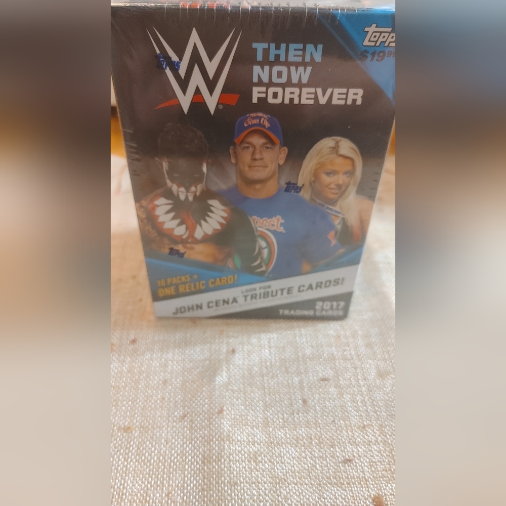 Topos 2017 WWE Then Now Forever Trading Card John Cena tribute cards  sealed